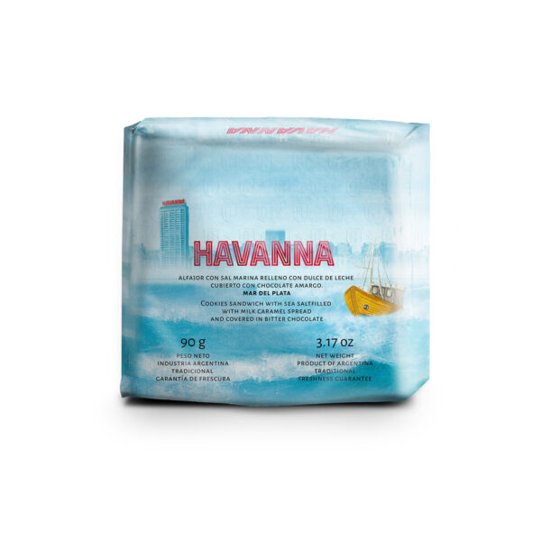 Havanna Alfajores - Mar del Plata - Filled with Caramel Spread Covered in Chocolate and Sea Salt 12 x 4 x 3,17 oz. - Image 3