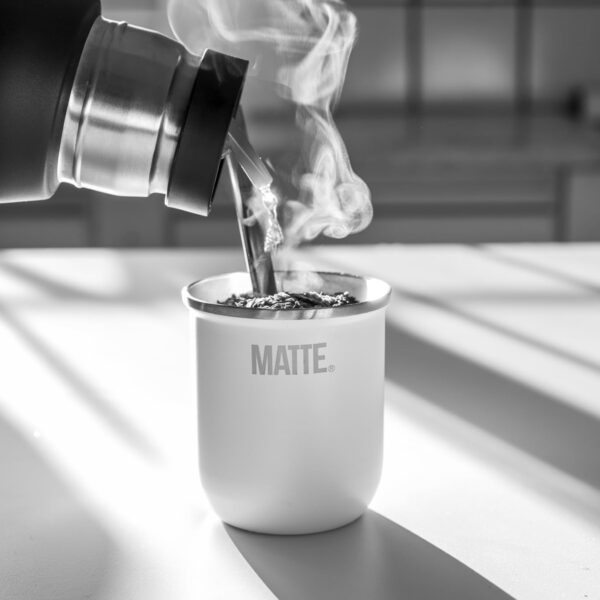 White Stainless Steel Mate - Matte- x Unid. - Image 3
