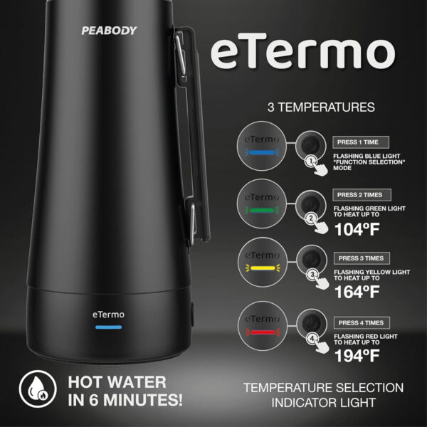 E-termo Dark grey 1 Liter- Peabody - x Unid. - Image 4