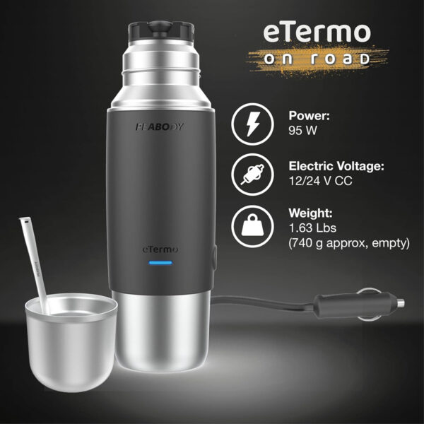 Portable E-termo Silver 500 ml- Peabody - x Unid. - Image 4
