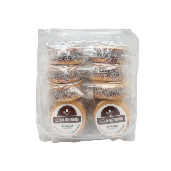 Cornstarch Cookies Filled with Caramel Spread Estilo Argentino 10 x 3.35oz. - Image 2
