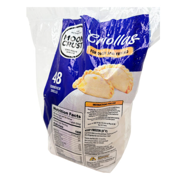 Turnover Shells for Baking or Frying Moon Crust 6 x 5.29 lb (48u x pack) For Food Service - Image 2
