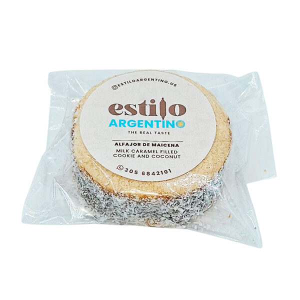Cornstarch Cookies Filled with Caramel Spread Estilo Argentino 10 x 3.35oz.