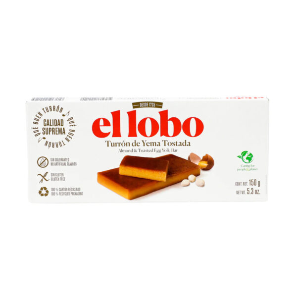 El Lobo Almond & Toasted Egg York Bar 15 x 5.29 oz.