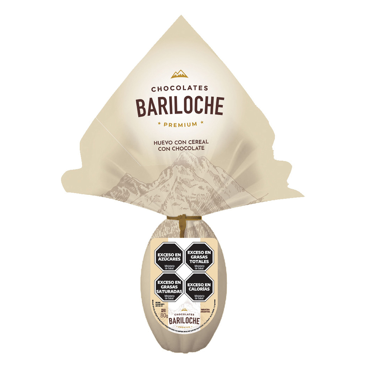 Crispy Easter Chocolate Egg - Bariloche Premium - 24 x 2.82 oz.