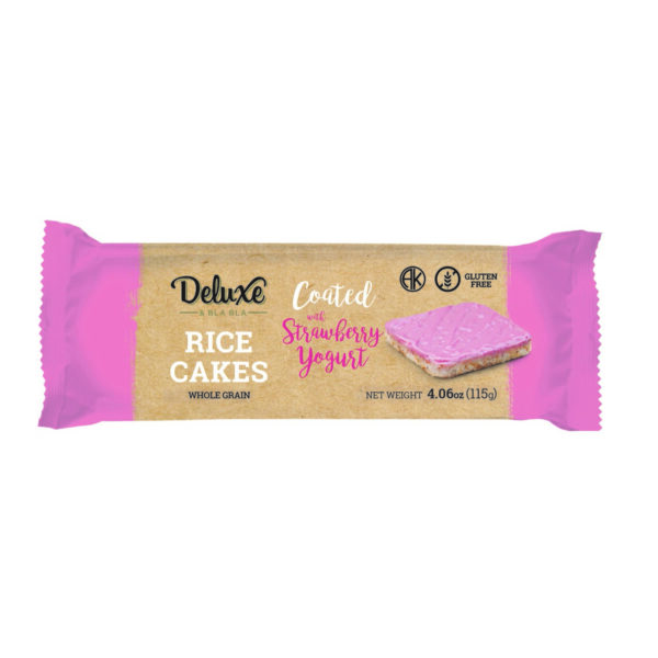 Deluxe Rice Cakes Covered in Strawberry Yogurt 12 x 4.05 oz.