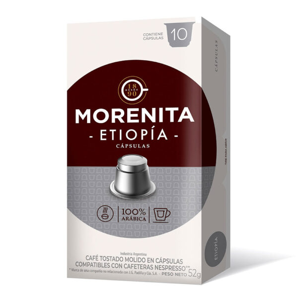 Ethiopian Coffee Pods La Morenita 12 x 10 x 0,18 oz.