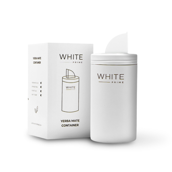 White Prime White Yerba Container x Unid.