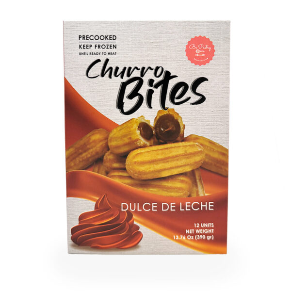 Be Pastry Frozen Churros Filled with Dulce de Leche 9 x 13.75 oz.