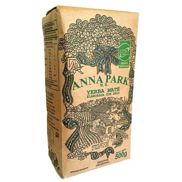 Yerba Mate Tea Anna Park Organic 10 x 17.64 oz.