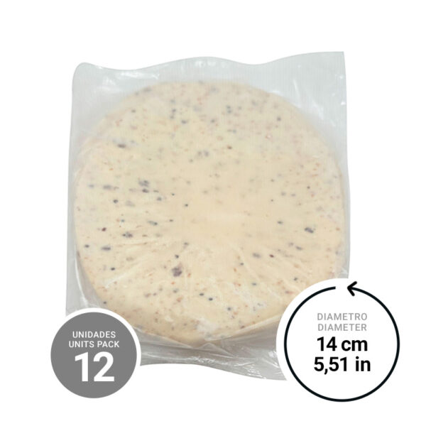 Vegan Turnover Shells for Baking or Frying with Seeds Moon Crust 24 x 21,16 oz.