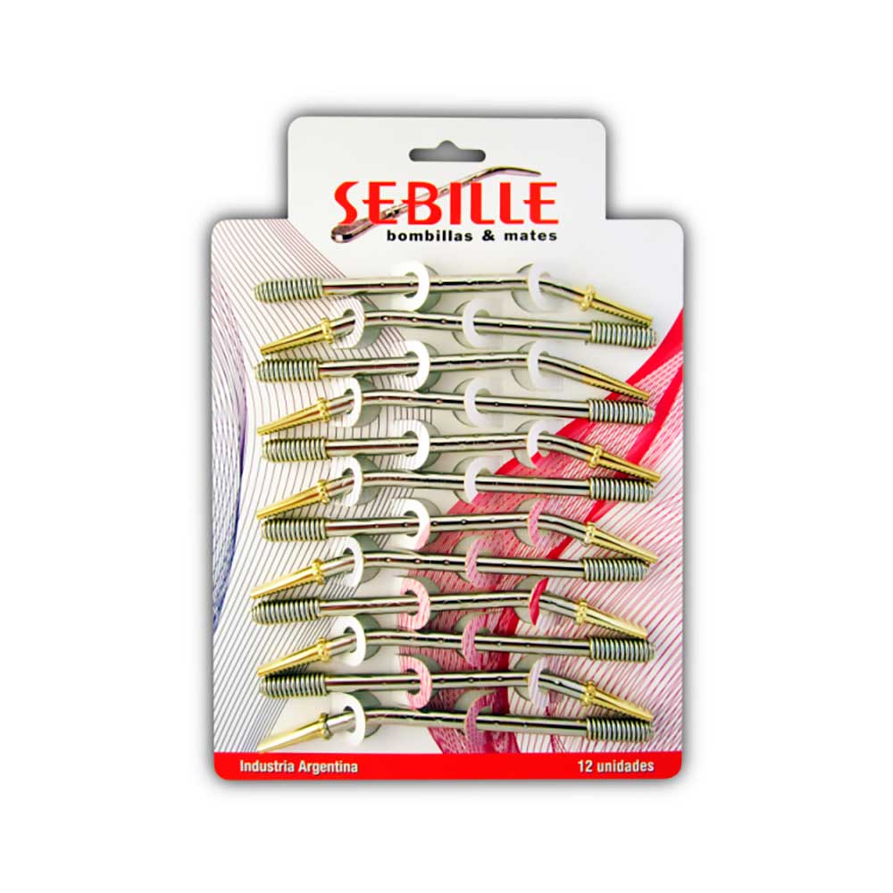 Bronze Straw for Mate Drink x 12 Units.