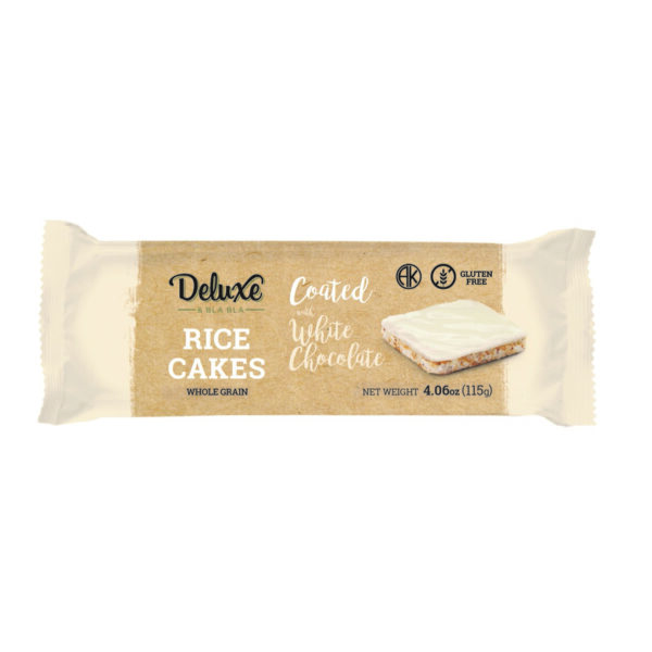 Deluxe Rice Cakes Covered in White Chocolate 12 x 4.05 oz.