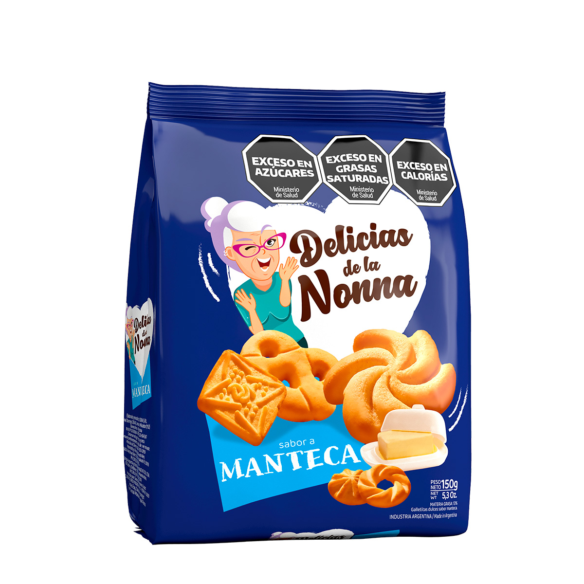Butter Cookies Delicias de la Nonna 26 x 5.29 oz.
