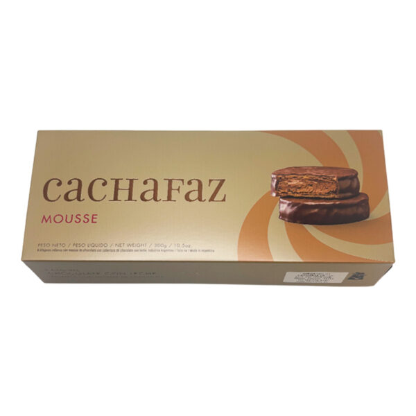 Cachafaz Alfajores -  Mouse Filled with Caramel Spread and Covered in Chocolate 12 x 6 x 1,76 oz.