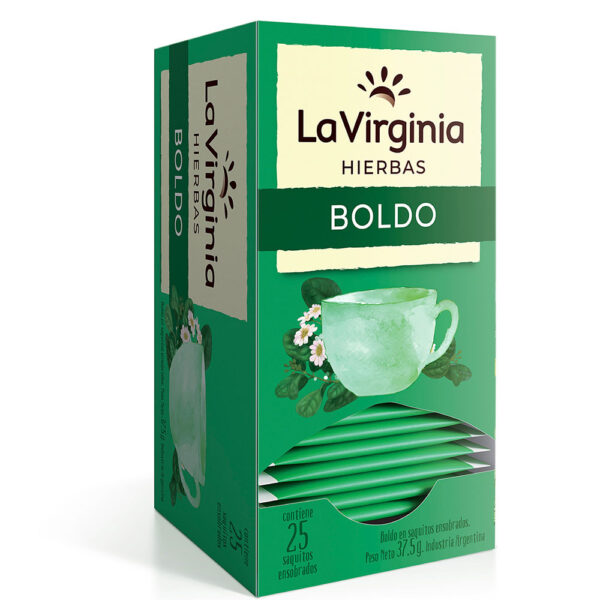 Boldo Tea La Virginia 6 x 25 bag.