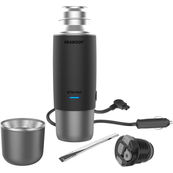 Portable E-termo Dark grey 500 ml- Peabody - x Unid.