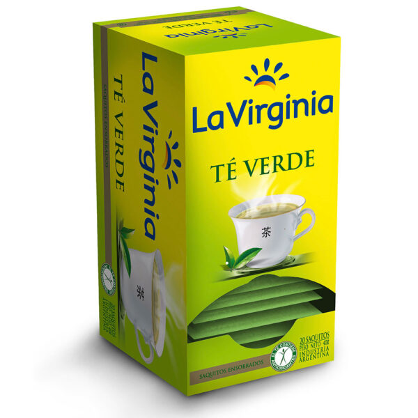 Green Tea La Virginia 6 x 25 bag.