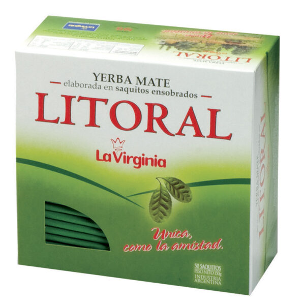 Yerba Mate Tea in Bags Litoral 10 x 50 gab.