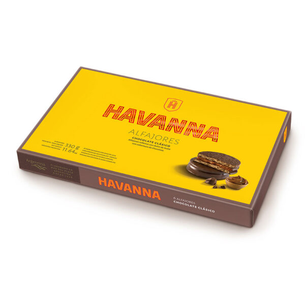 Havanna Alfajores - Filled with Caramel Spread and Covered in Cholotate 12 x 6 x 1,94 oz.