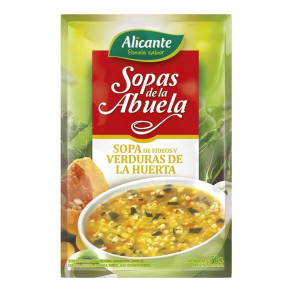Noodles with Vegetables Dehydrated Soup 10 x 2,47 oz.