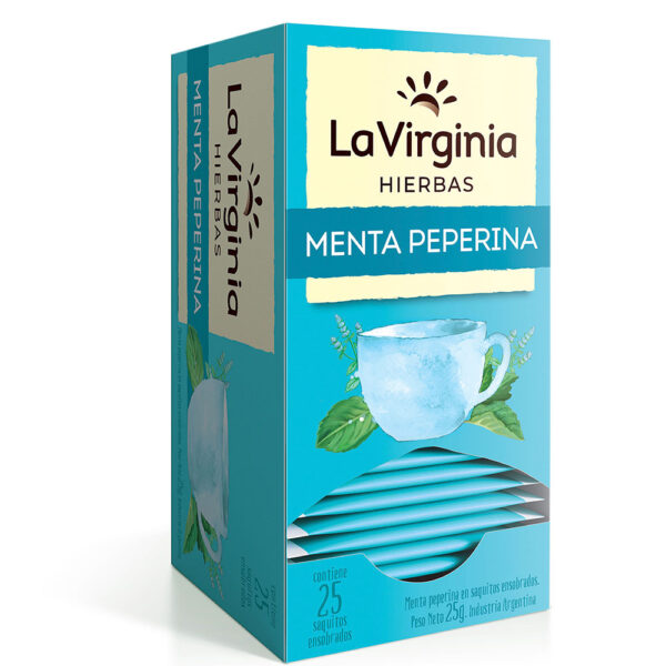 Peppermint Tea La Virginia 6 x 25 bag.