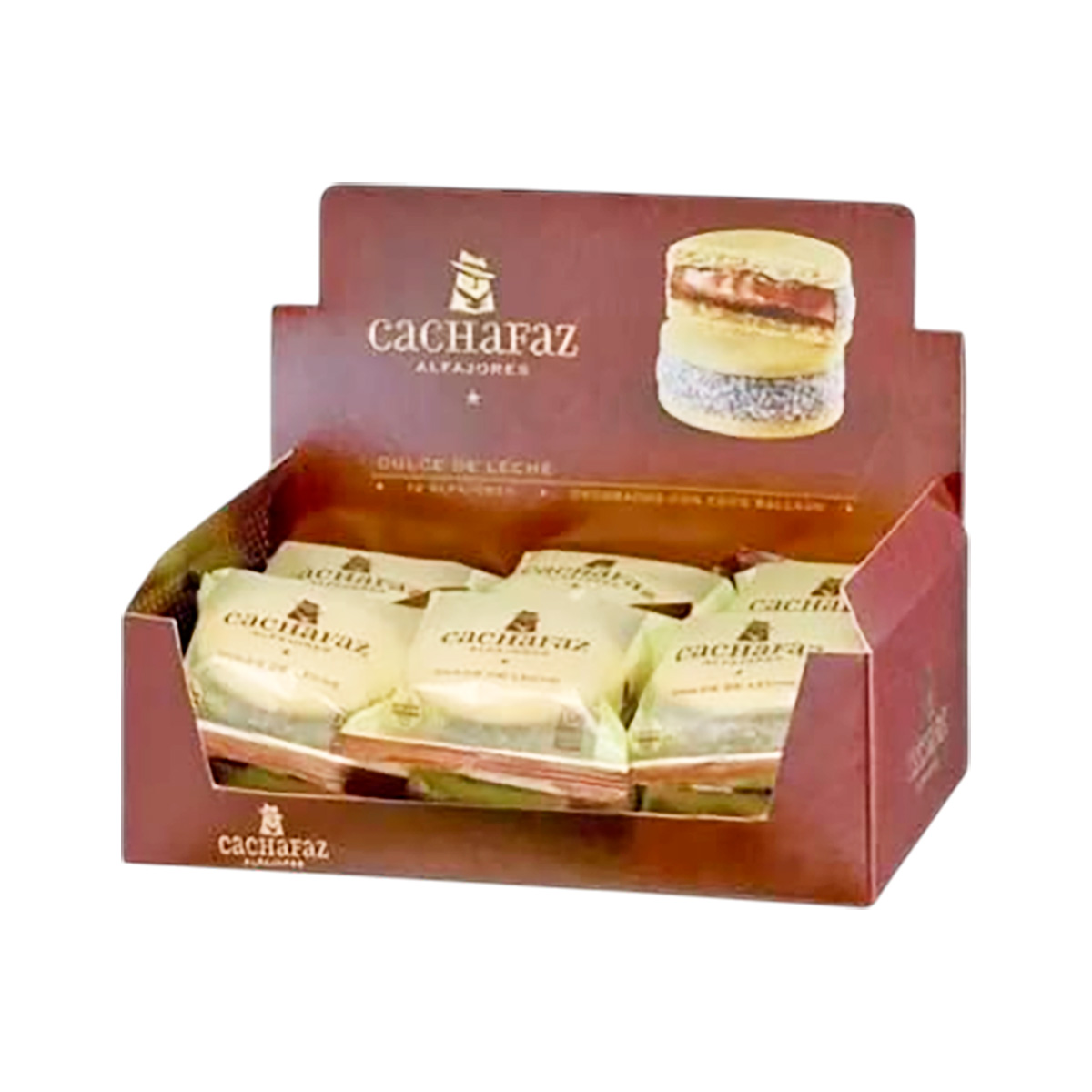 Cachafaz Cornstarch Alfajor - 12 x 6 x 2,62 oz. - Image 3