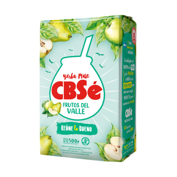 Yerba Mate Tea CBSé Fruits Valley 12 x 17.64 oz.