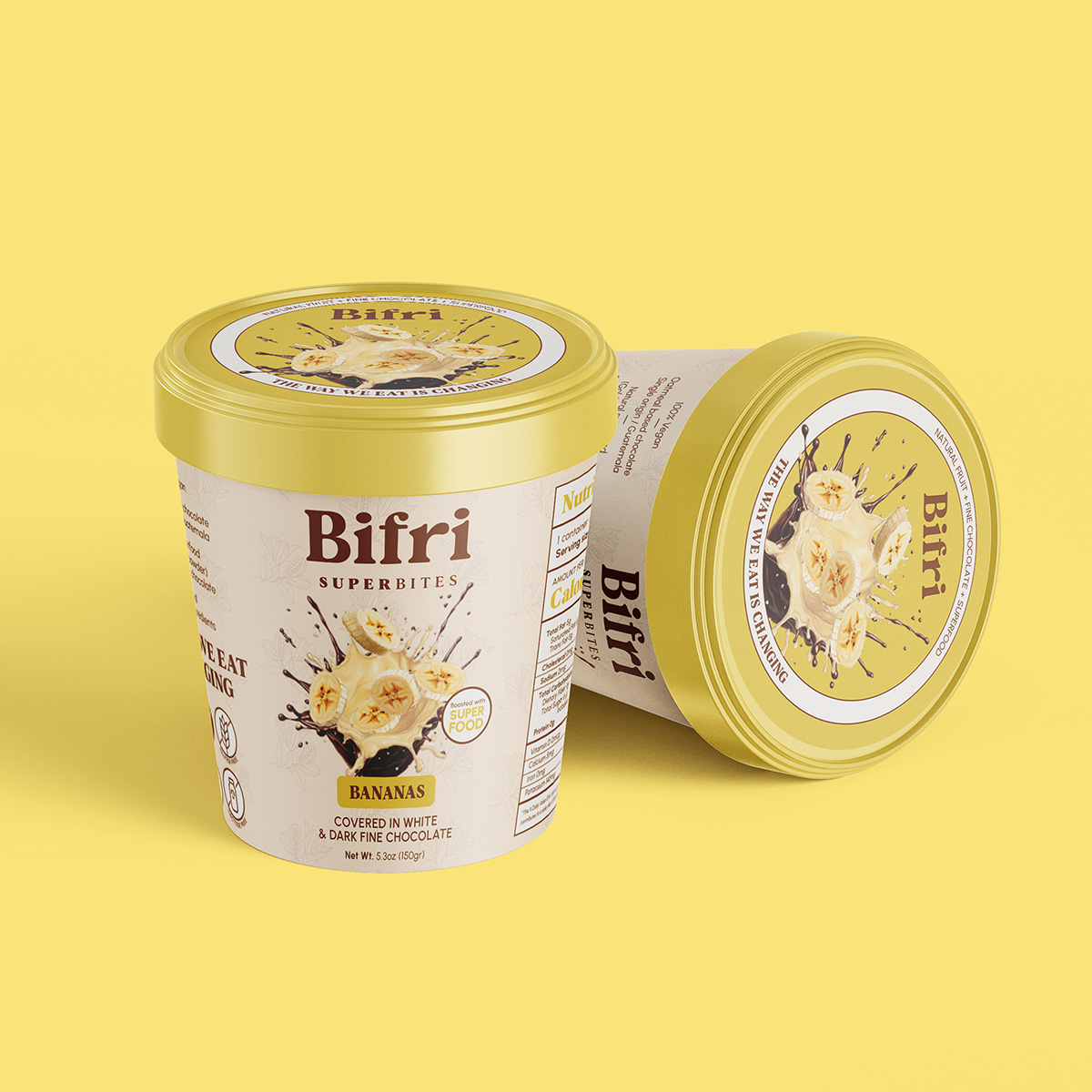 Superbites Banana - Bifri - 12 x 5.29 oz. - Image 2