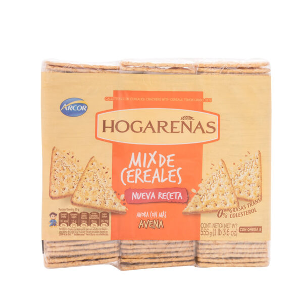 Cereal Crackers - Hogareñas - 12 x 3 x 6.52 oz.