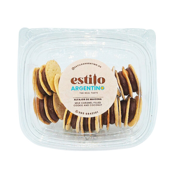 Mini Rogel Alfajor Filled with Caramel Spread Estilo Argentino 1 x 6 oz.