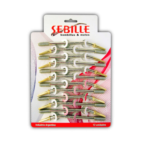 Bronze Straw for Mate Drink x 12 Units.