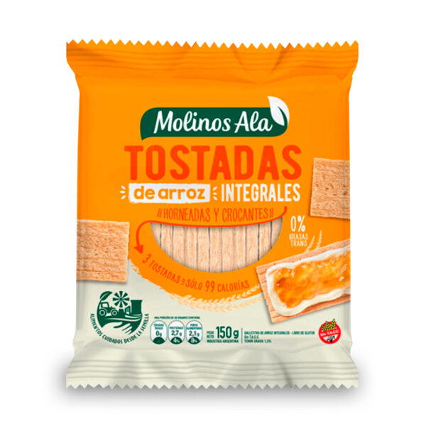 Molinos Ala Whole Grain Toasts 24 x 5.3 oz.