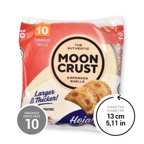 Turnover Shells for Baking Moon Crust 30 x 14,11 oz.