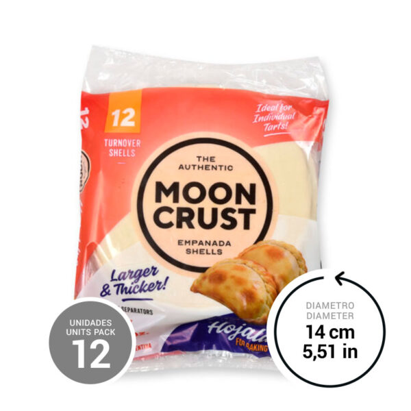 Turnover Shells for Baking Moon Crust 24 x 21,16 oz.