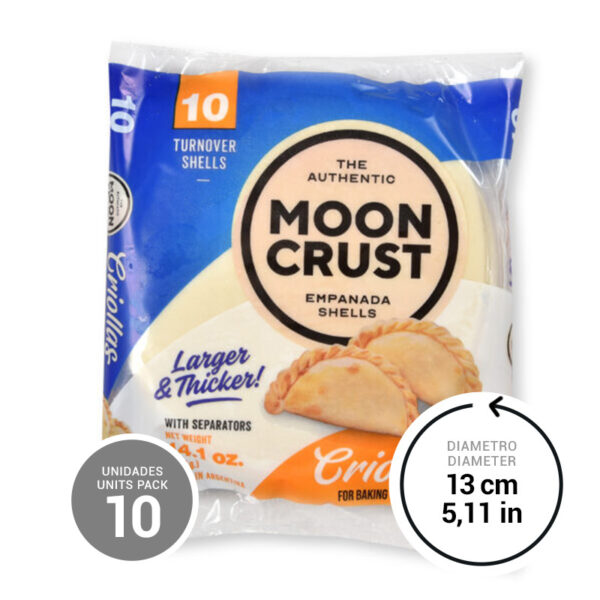 Turnover Shells for Baking or Frying Moon Crust 30 x 14,11 oz.