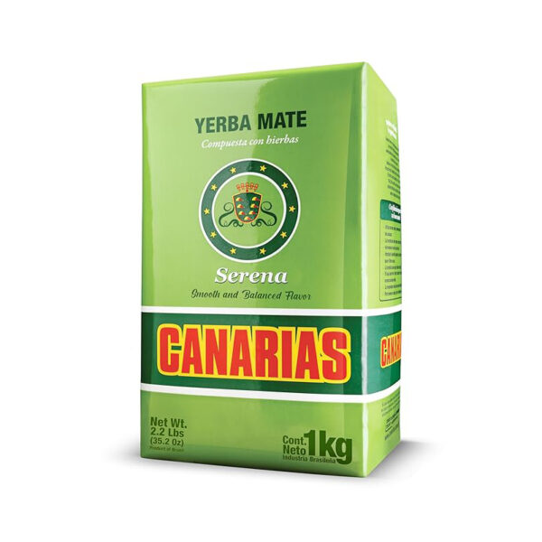 Yerba Mate Tea Canarias Serena 20 x 1 kg.