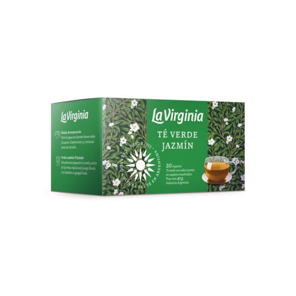 Jasmine Green Tea La Virginia 6 x 20 bag.