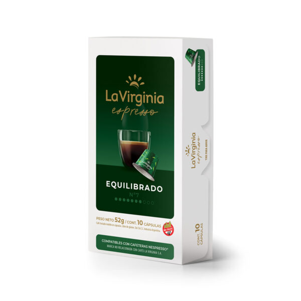 Coffee Pods La Virginia Equilibrium 12 x 10 x 0,17 oz.