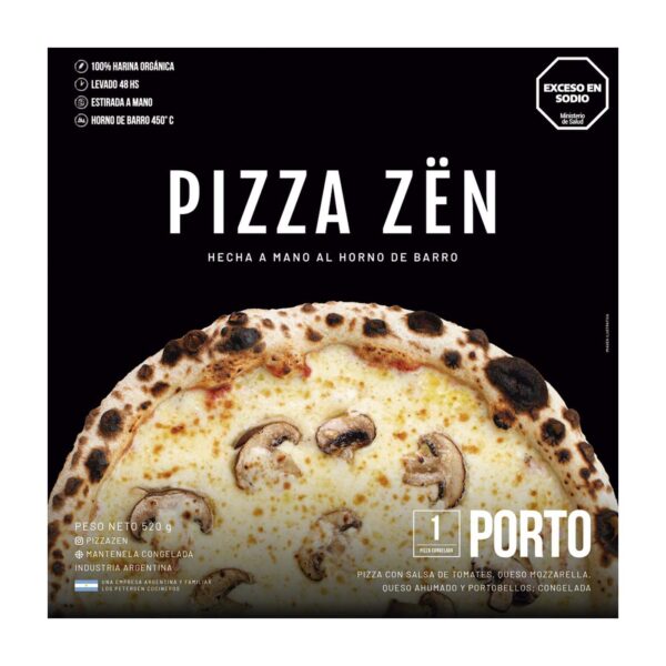 Portobello Mushroom Pizza Zen 10 x 1 x 17,81 oz.