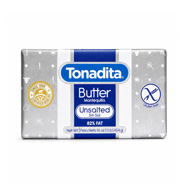 Tonadita Unsalted Butter 12 x 16 oz.