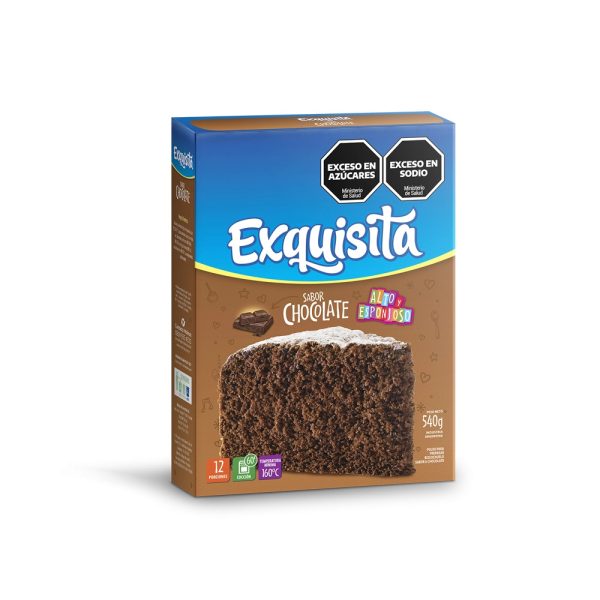 Exquisita Chocolate Cake Mix 12 x 19 oz.