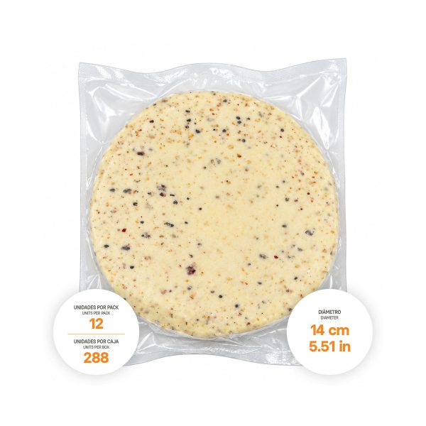 Vegan Turnover Shells for Baking or Frying with Seeds Moon Crust 24 x 21,16 oz.