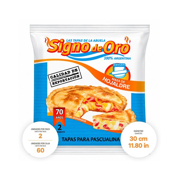 Turnover Tarts Shells for Baking Signo de Oro 30 x 14,11 oz.