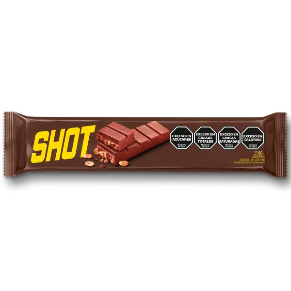 Shot Chocolate with Peanuts 16 x 3.17 oz.