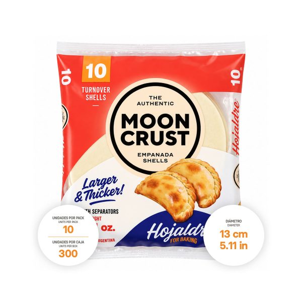Turnover Shells for Baking Moon Crust 30 x 14,11 oz.