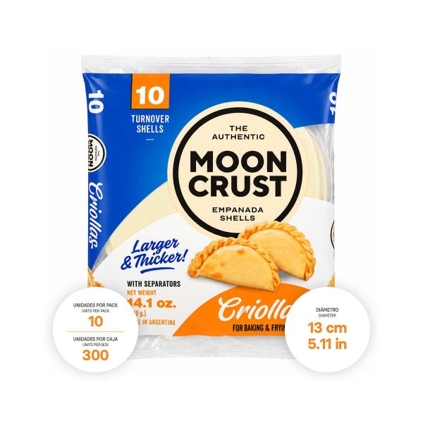 Turnover Shells for Baking or Frying Moon Crust 30 x 14,11 oz.