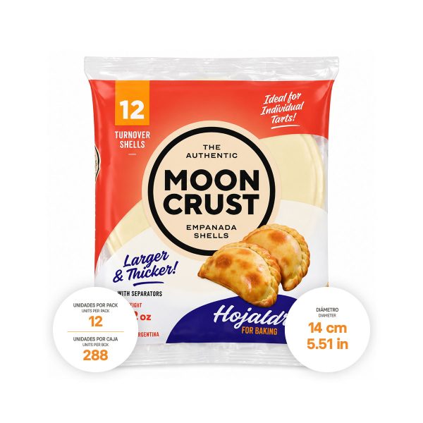 Turnover Shells for Baking Moon Crust 24 x 21,16 oz.