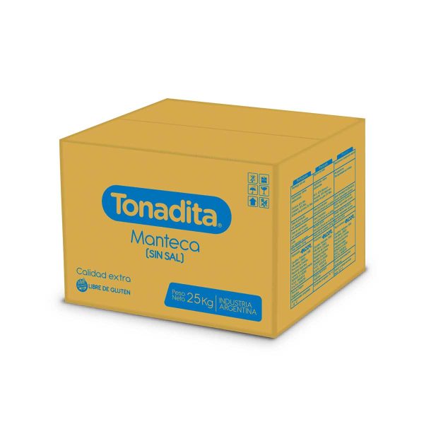 Tonadita Unsalted Butter x 55.11 lbs.